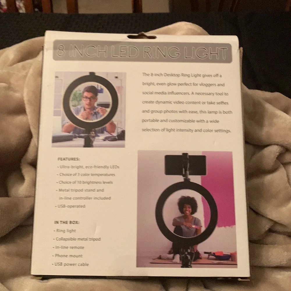 8 inch led ring light